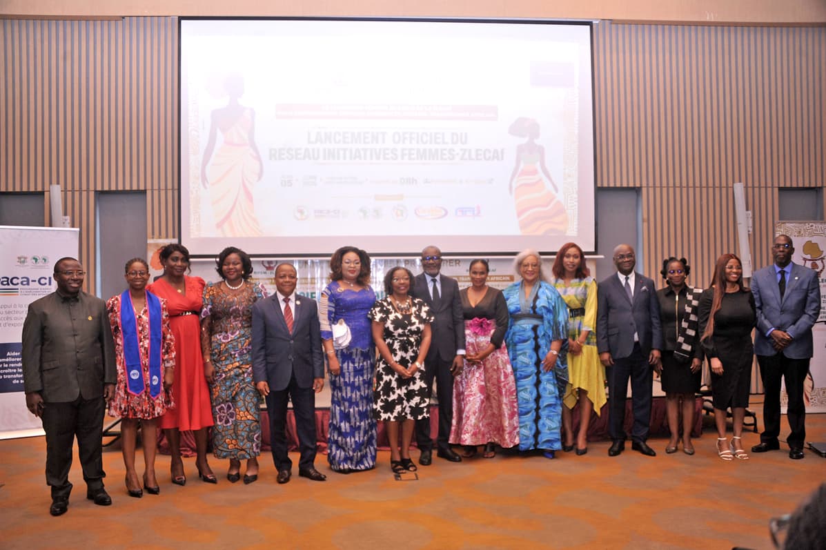 SOCIÉTÉ : CÉRÉMONIE DE LANCEMENT OFFICIEL DU RÉSEAU INITIATIVES FEMMES ZLECAF, LA PRÉSIDENTE APPELLE TOUTES LES FEMMES À SE METTRE ENSEMBLE…