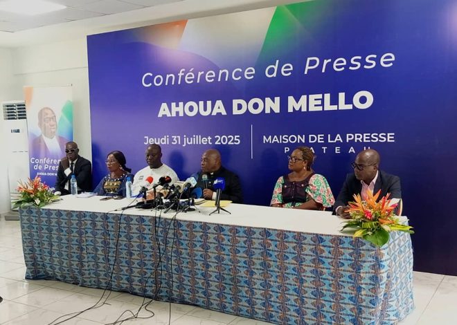 ÉLECTIONS PRÉSIDENTIELLES D&rsquo;OCTOBRE 2025, Dr AHOUA DON MELLO, LE CANDIDAT DE « PRÉCAUTIONS »
