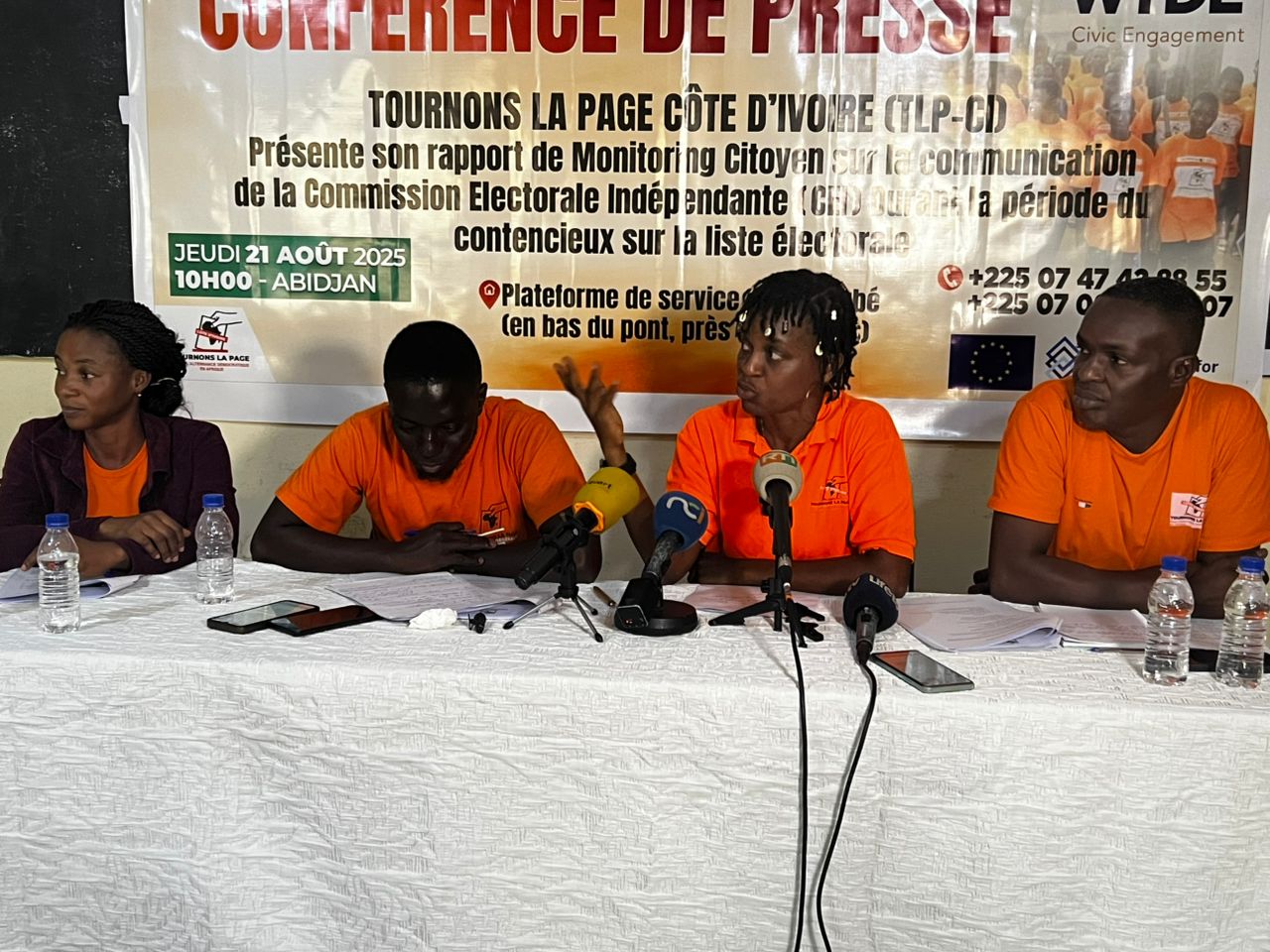 TOURNONS LA PAGE CÔTE D&rsquo;IVOIRE (TPCI )INTERPELLE LA CEI SUR SA COMMUNICATION PENDANT LE CONTENTIEUX