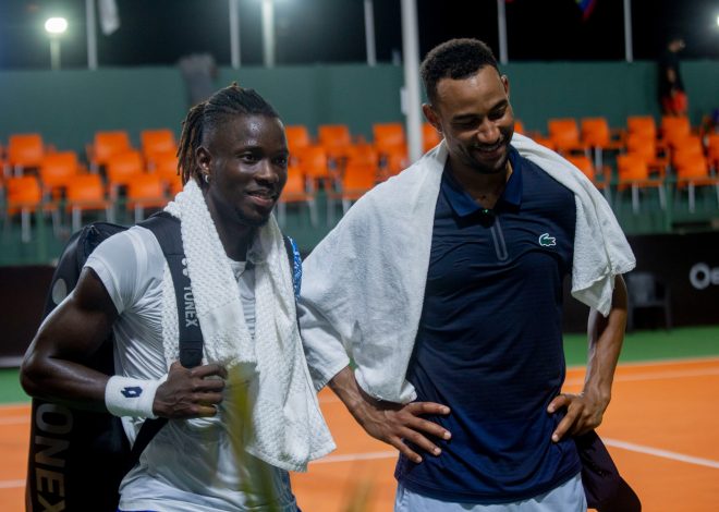 COMPÉTITION INTERNATIONALE DU TENNIS À ABIDJAN, ÉDITION 2026, MALGRÉ SA DÉFAITE  L&rsquo;IVOIRIEN ELIAKIM COULIBALY RESTE EN LICE AU CÔTÉ DE SON PARTENAIRE CALVIN HEMERY