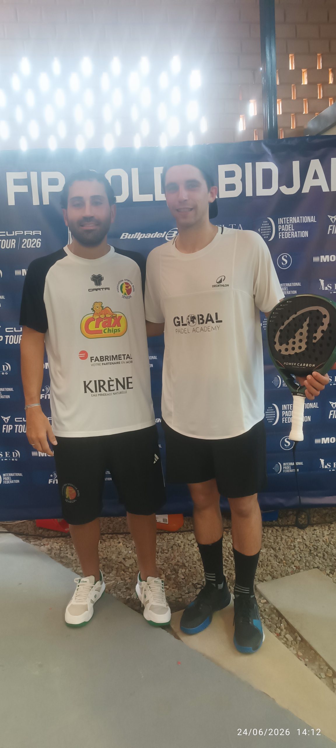 FIP GOLD ABIDJAN 2026 / LE DUO ORTEGA PEREZ / FAKHRY WAEL DÉCROCHE SON BILLET POUR LE PROCHAIN TOUR